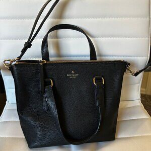 Kate Spade Black Pebble Leather Bag